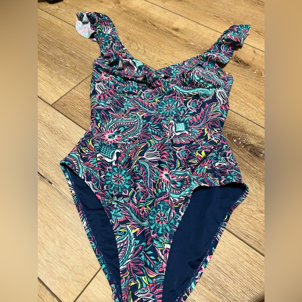 Caribbean Joe Size 10 One Piece Swimsuit